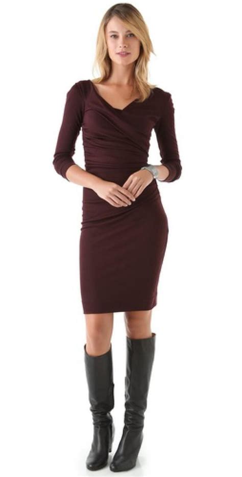 stylish dresses with boots